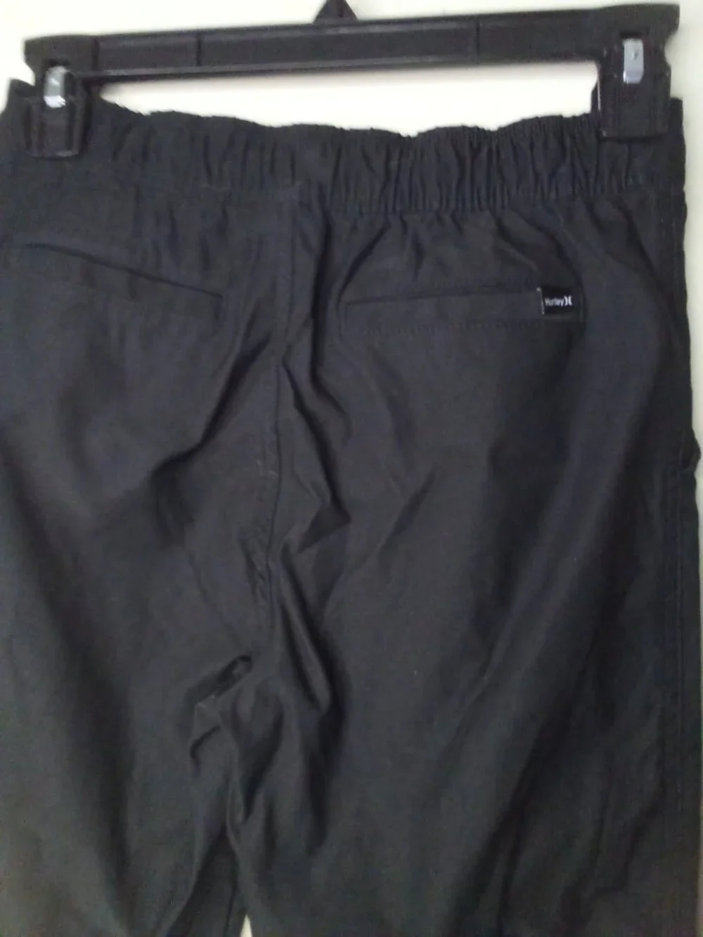 Hurley Jogger Pants Boys 10 12 Active Athletic Drawstring Pockets Black